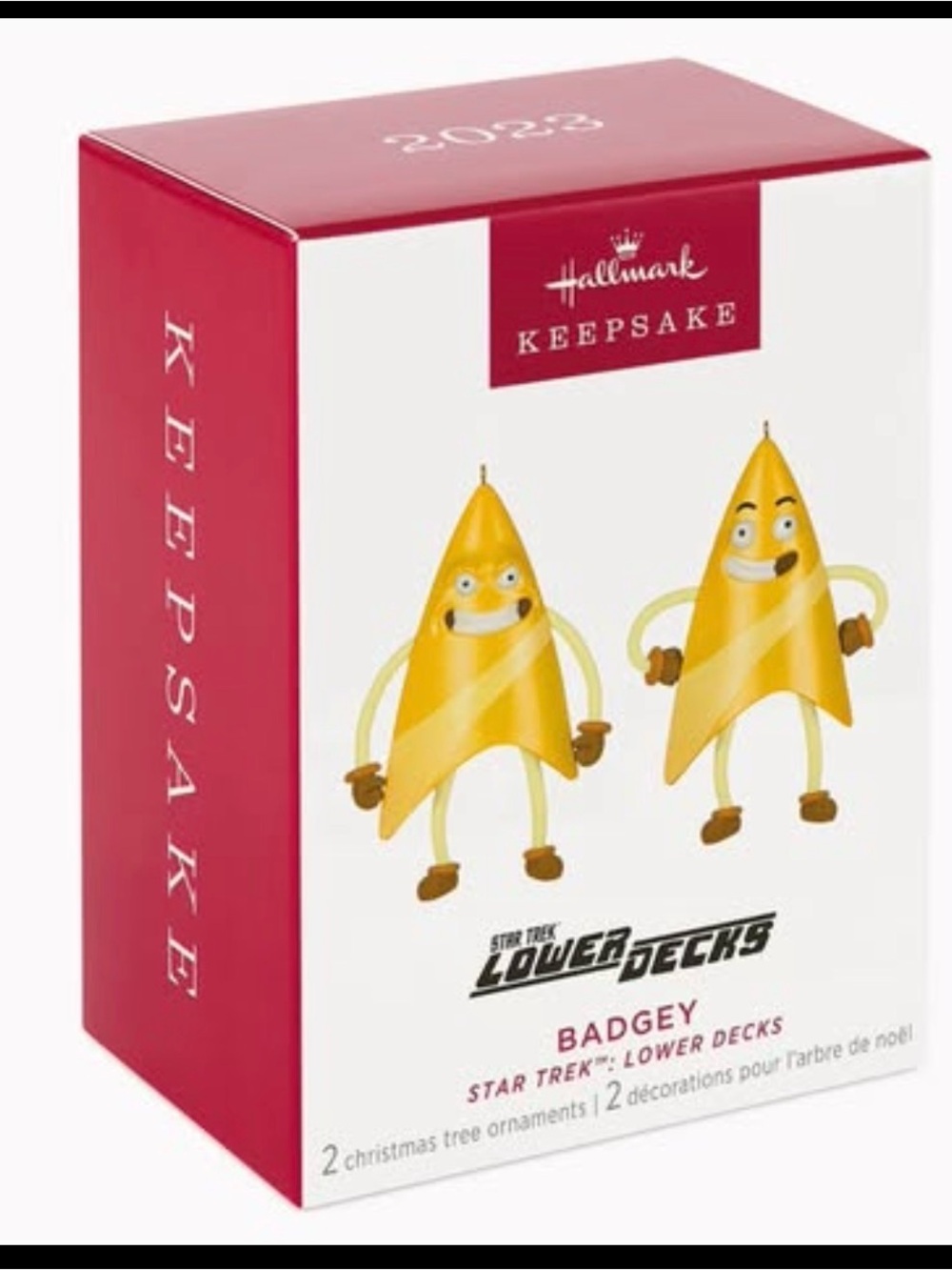 Hallmark Keepsake Christmas Ornament 2023, Star Trek: Lower Decks Badgey, Set